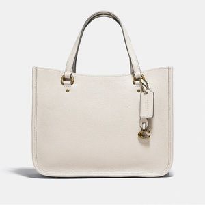 Coach Tyler Carryall 28 Bag in Brass/Chalk NWT Style no. C3460